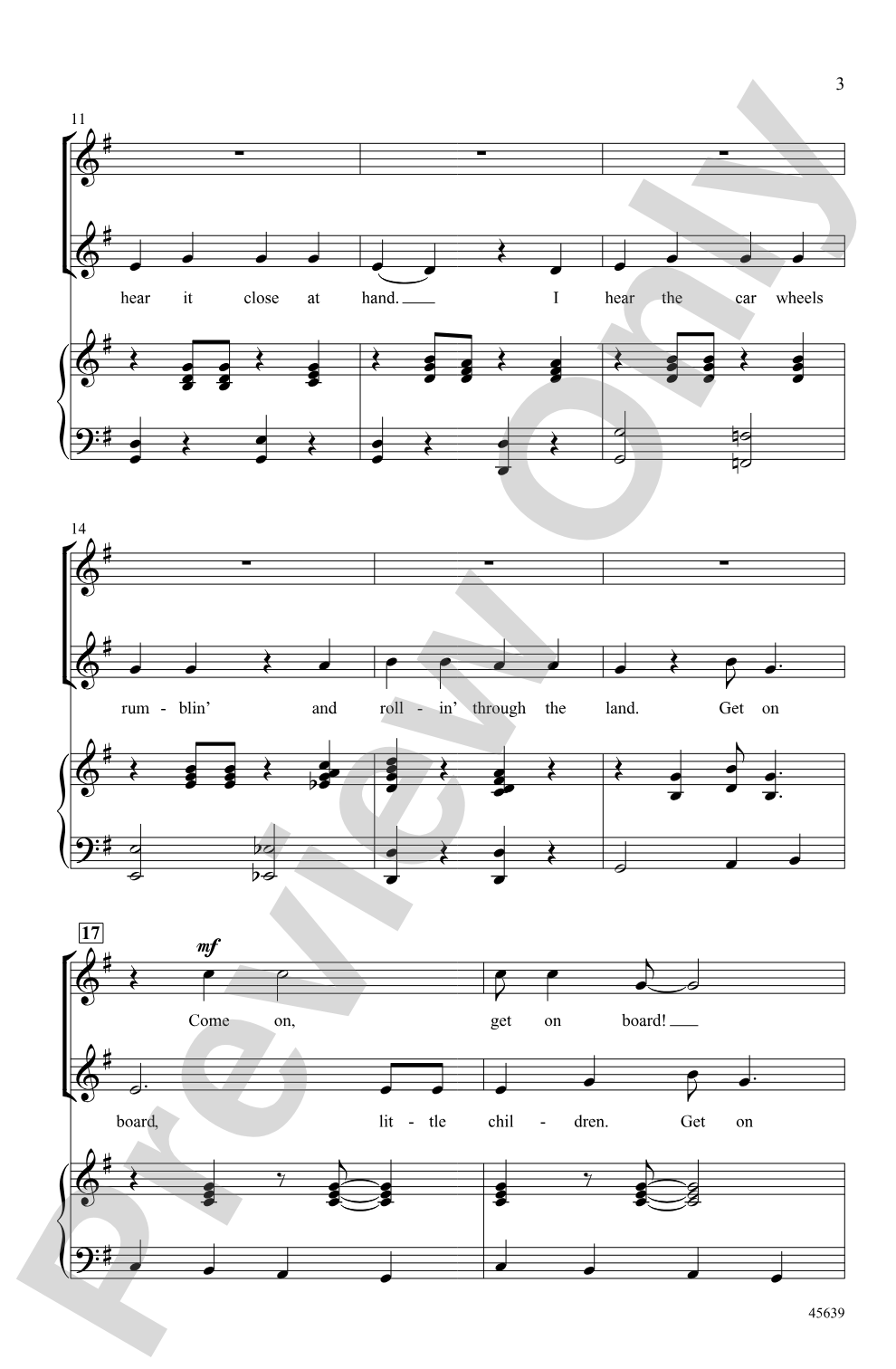 All Aboard, Little Children!: 2-Part Choral Octavo