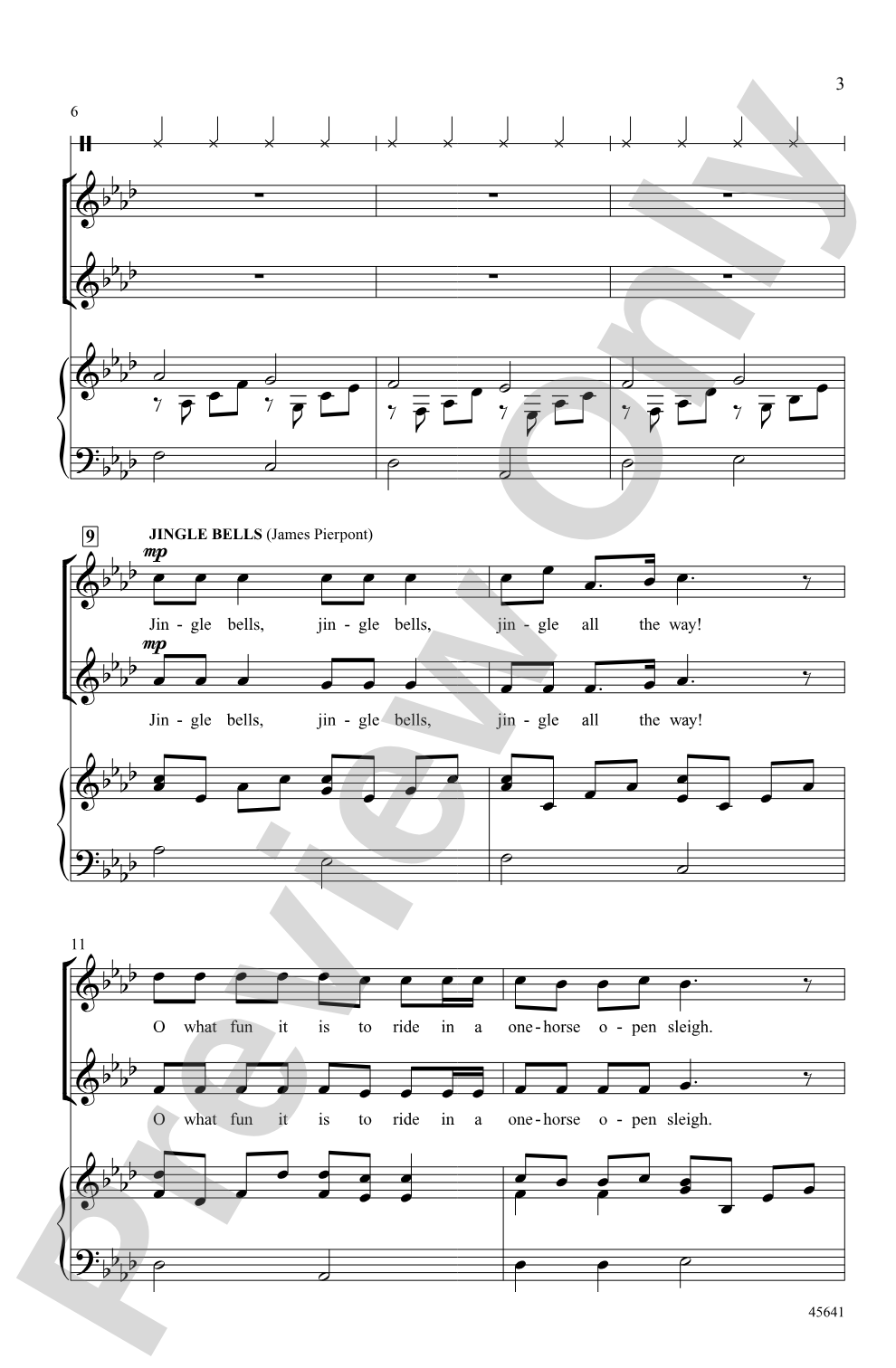 Christmas Canon: 2-Part Choral Octavo