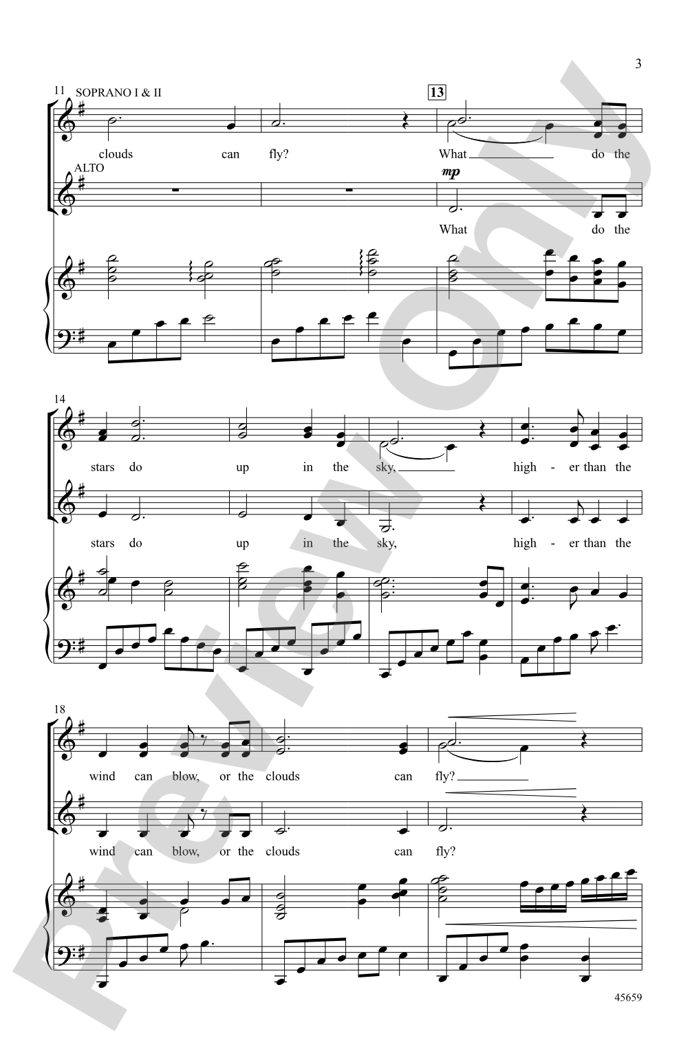 What Do the Stars Do?: SSA Choral Octavo