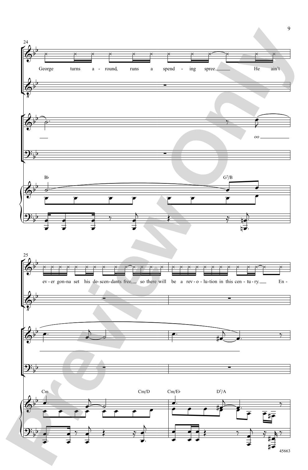 My Shot: SATB Choral Octavo