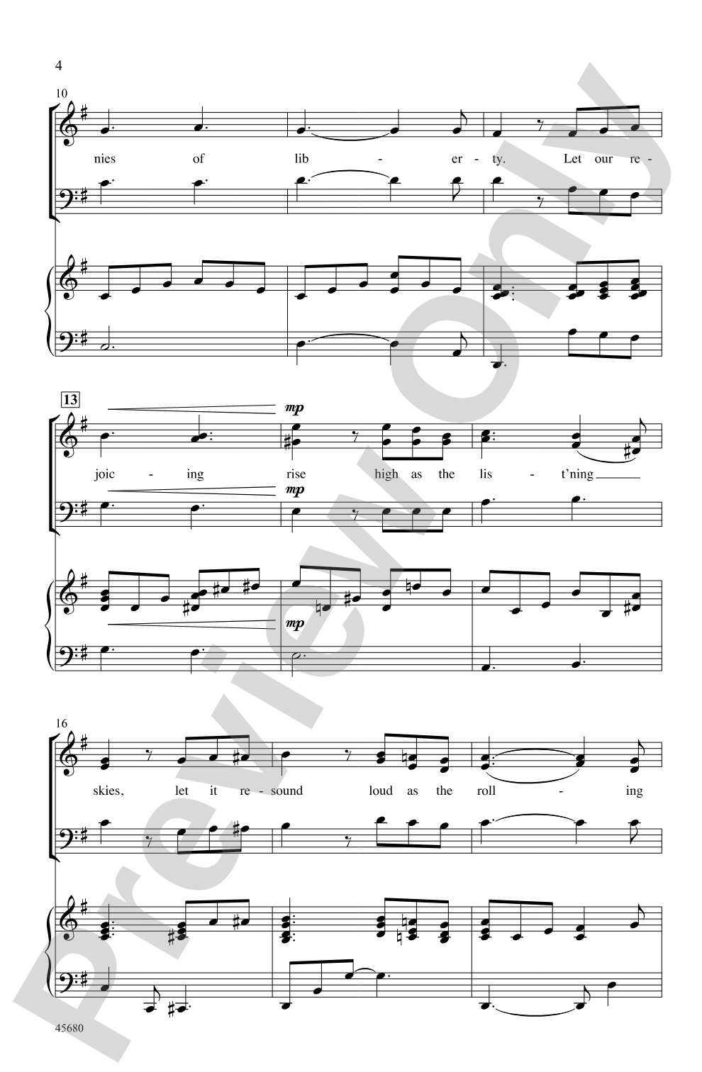 Lift Every Voice and Sing: SATB Choral Octavo