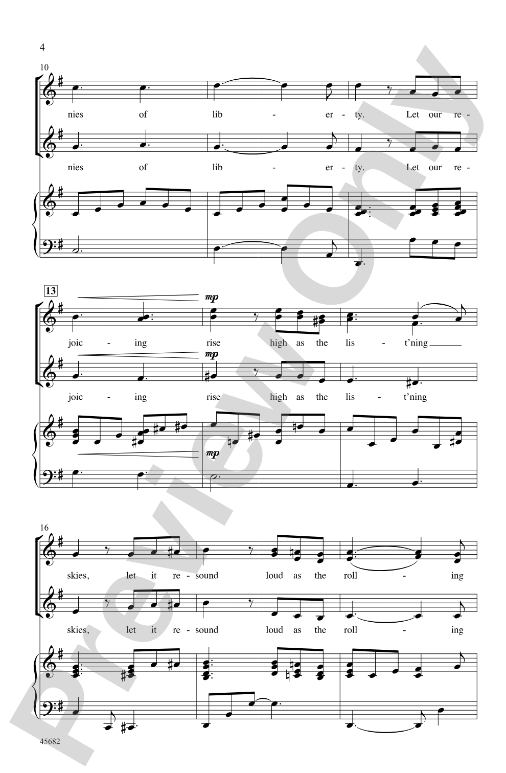 Lift Every Voice and Sing: SSA Choral Octavo