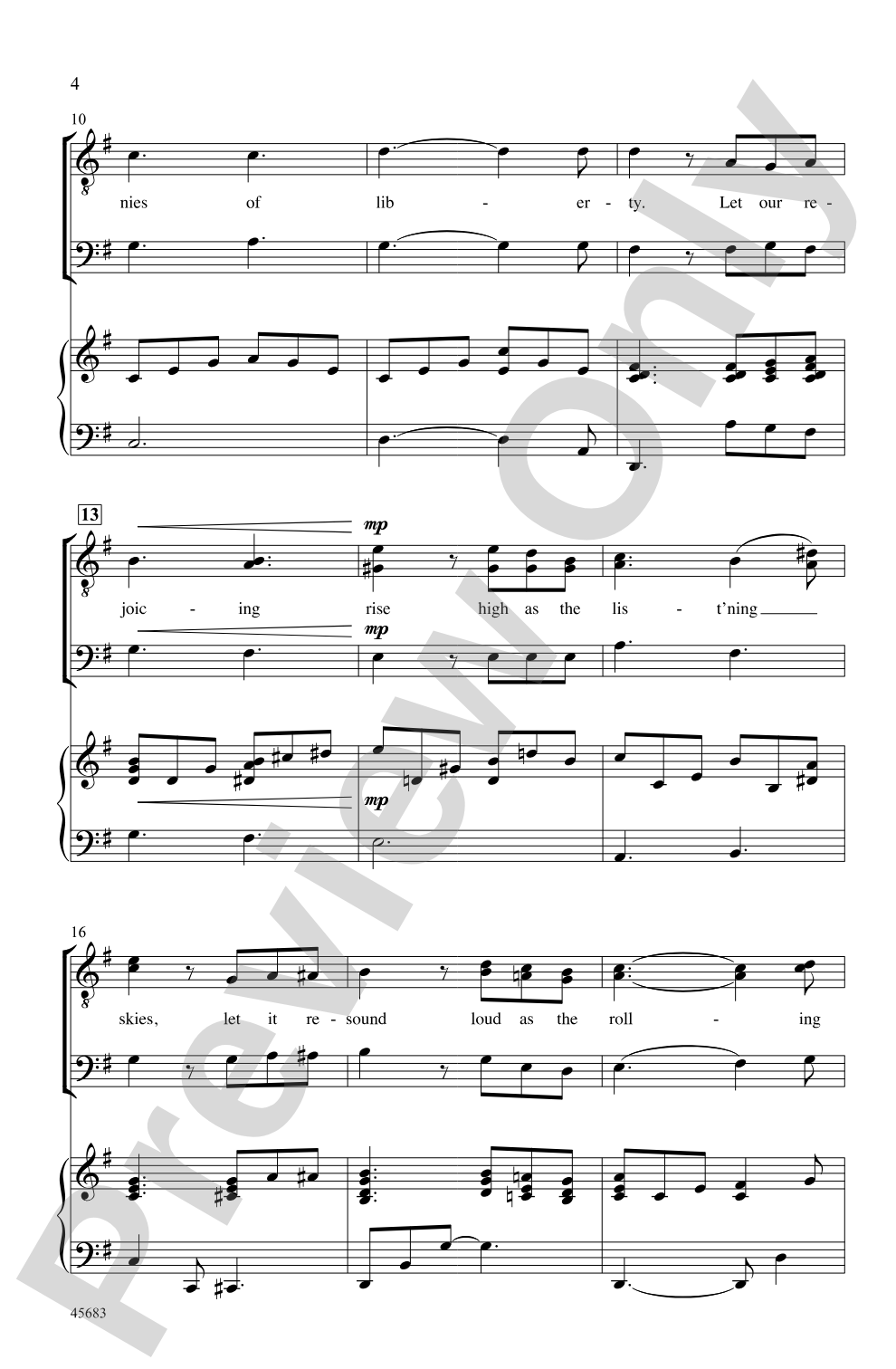 Lift Every Voice and Sing: TTB Choral Octavo
