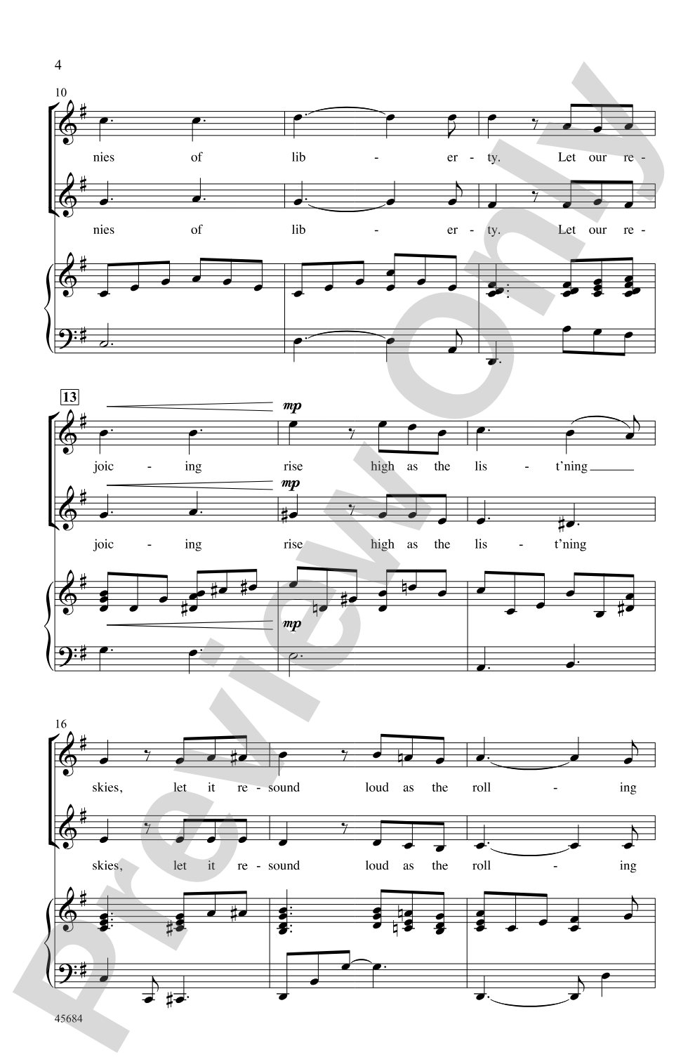 Lift Every Voice and Sing: 2-Part Choral Octavo