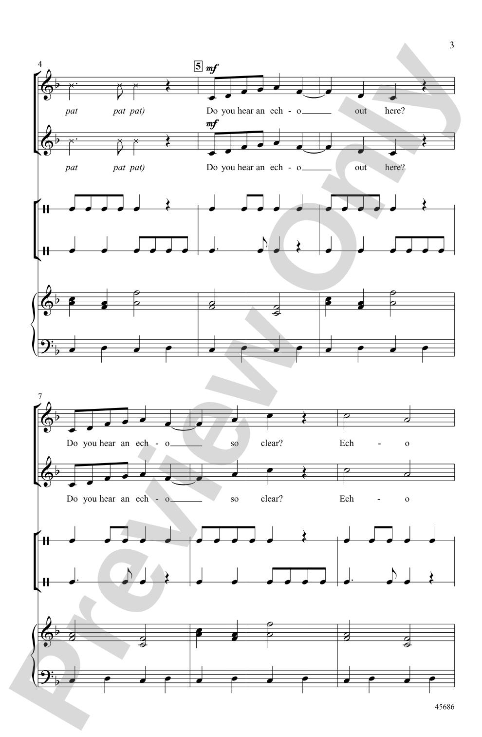 Echo: 2-Part Choral Octavo