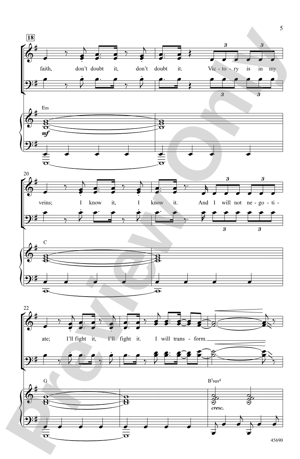 Rise: SATB Choral Octavo