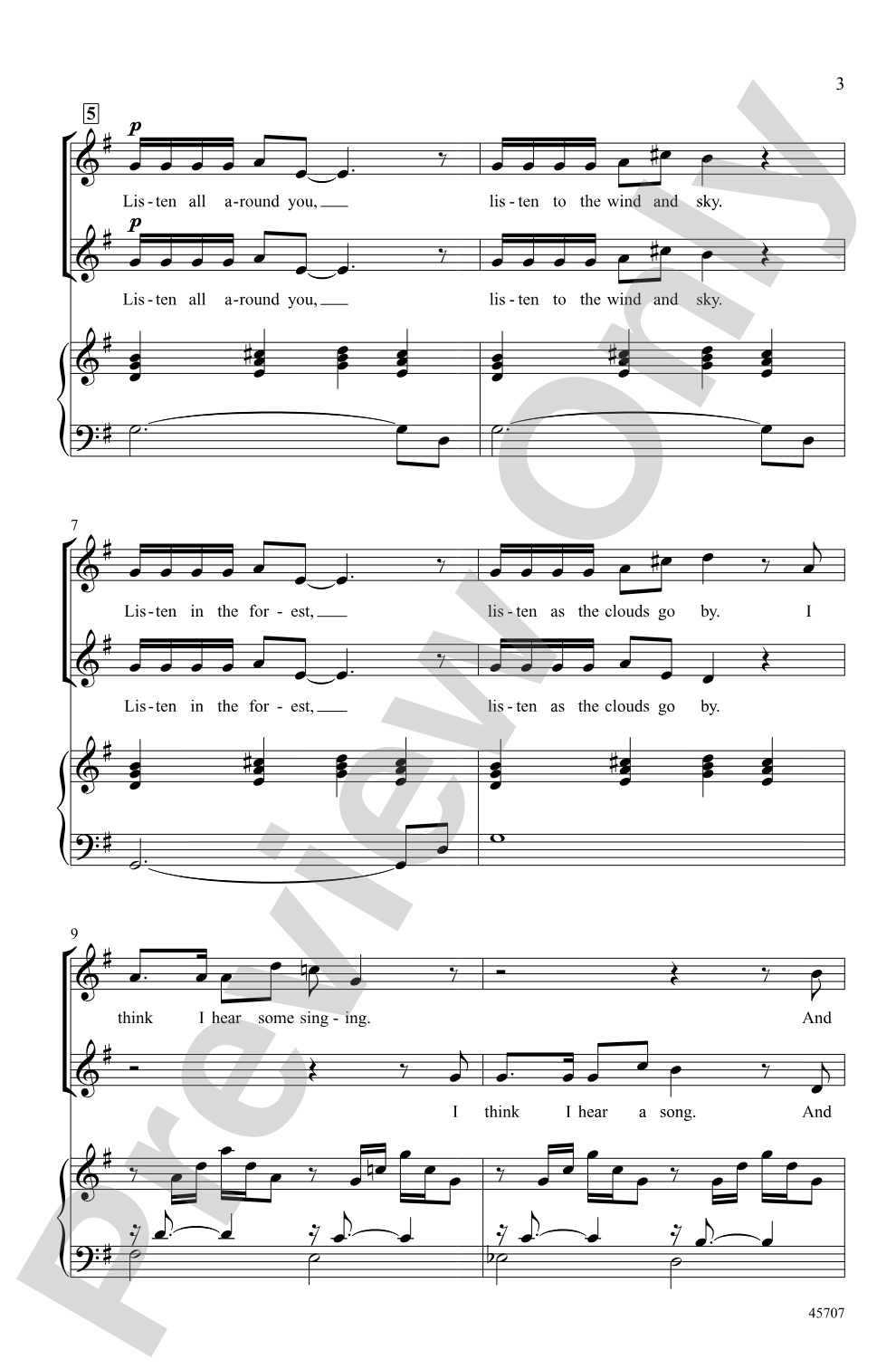 I Will Sing: 2-Part Choral Octavo