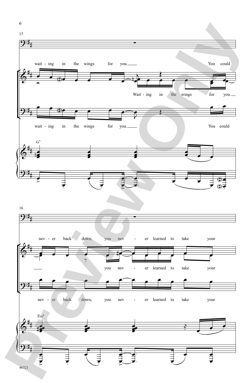Hamilton: SAB Choral Octavo