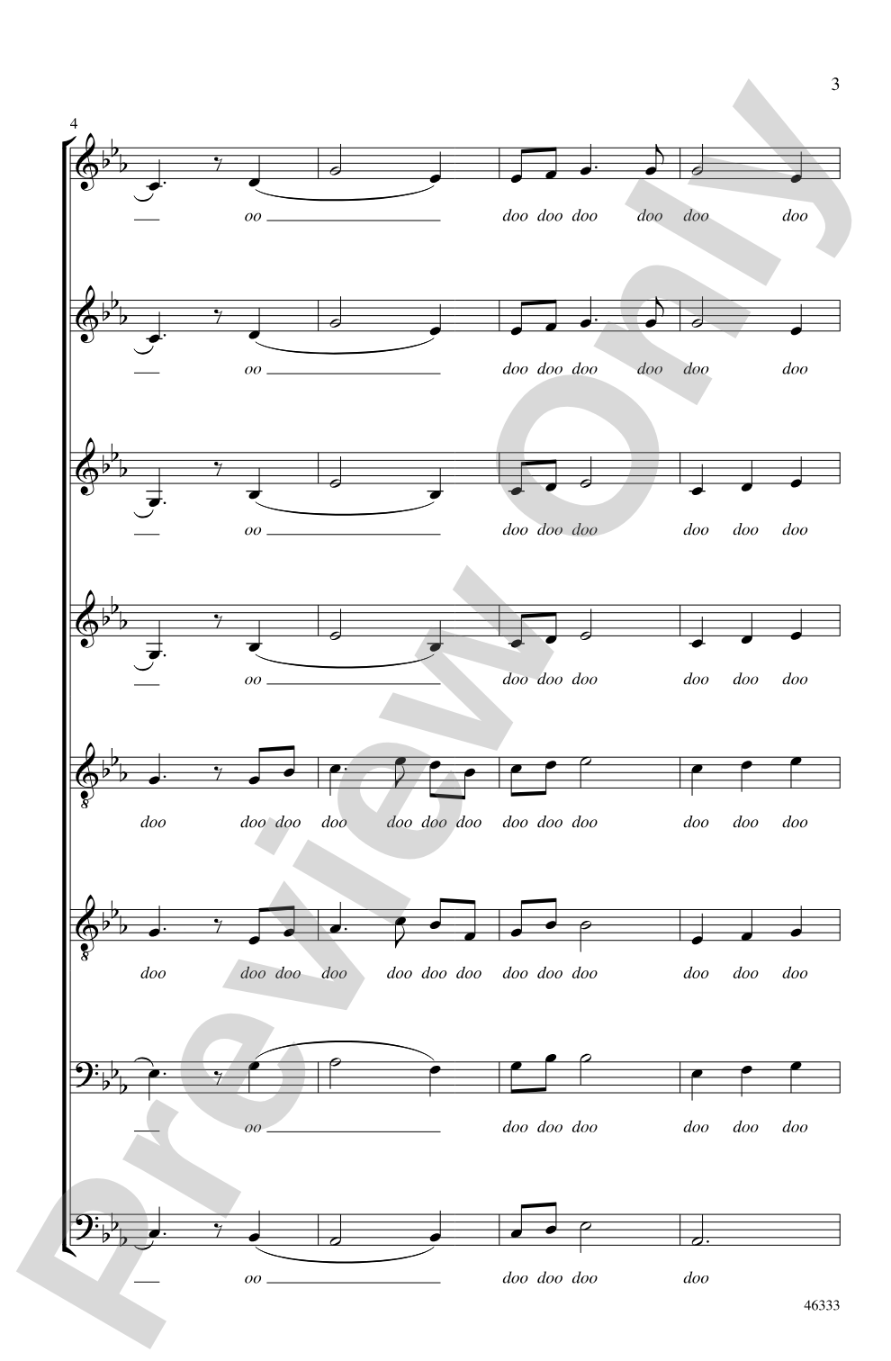 Homeward Bound: SSAATTBB, <i>a cappella</i> Choral Octavo