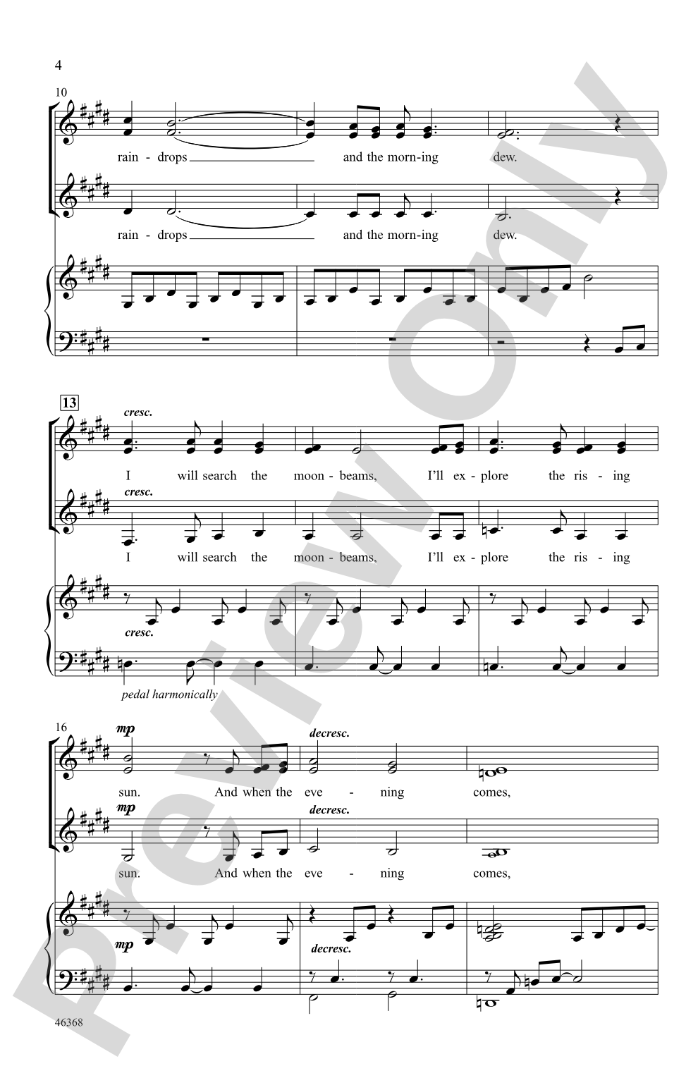Count the Stars: SSA Choral Octavo