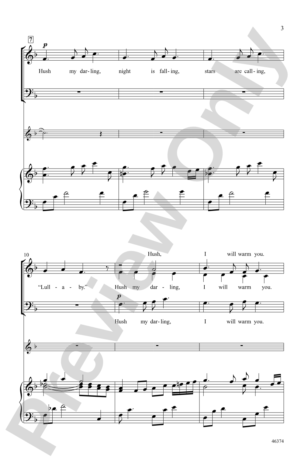 Suo Gân: SATB Choral Octavo