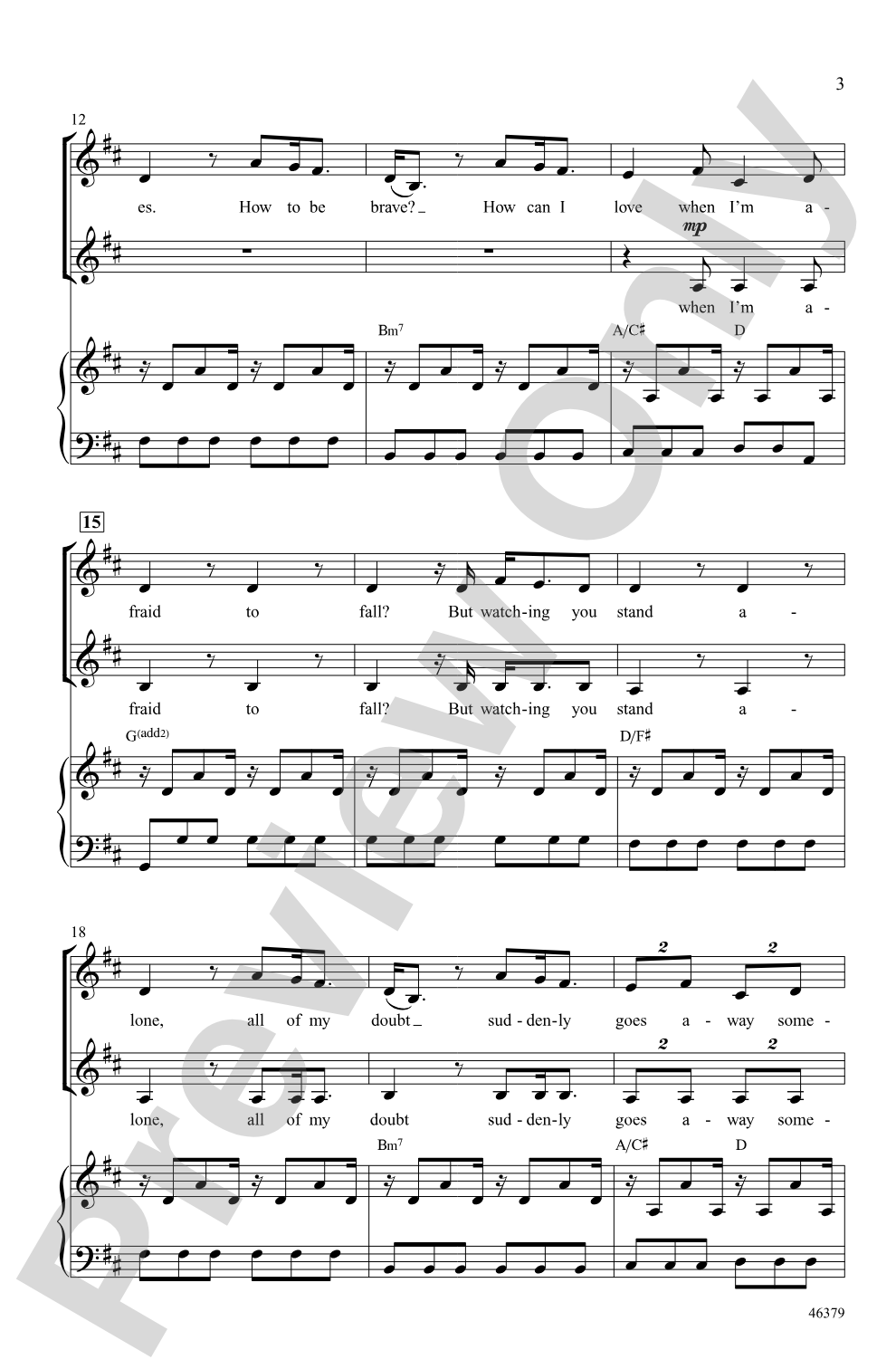 A Thousand Years: SSA Choral Octavo