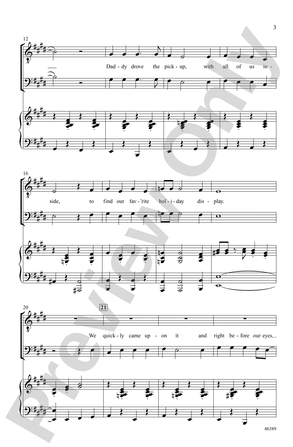 The Biggest Brightest Holiday Lights!: TB Choral Octavo