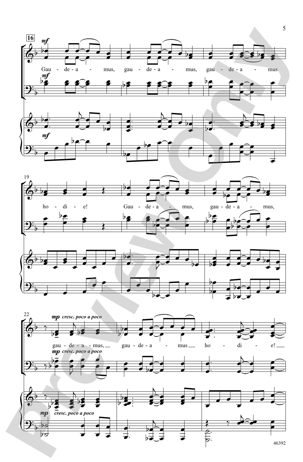 Jubilate, Exsultate!: SATB Choral Octavo
