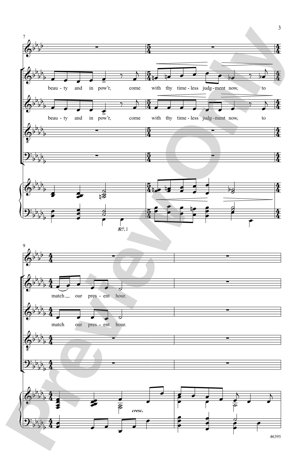 Prayer of Peace: SATB Choral Octavo