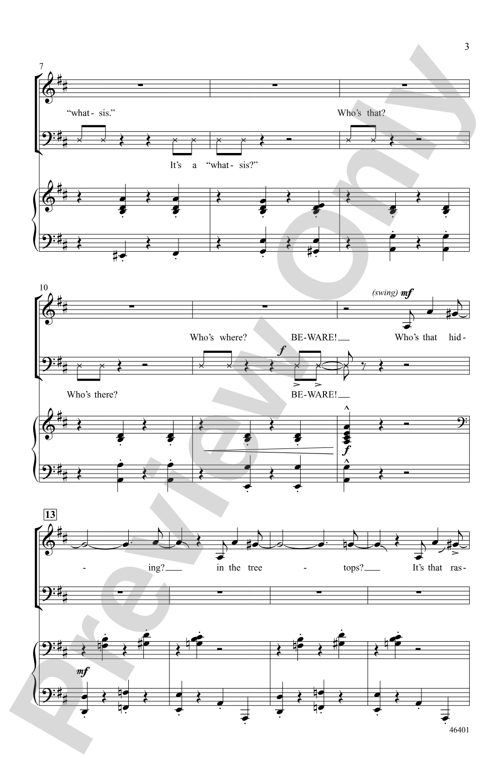 Jitterbug: SATB Choral Octavo