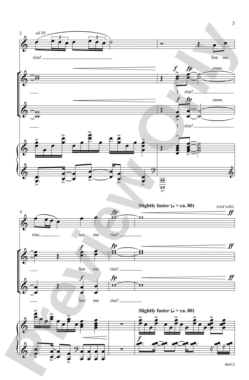 On the Pulse of Morning: SSAA Choral Octavo