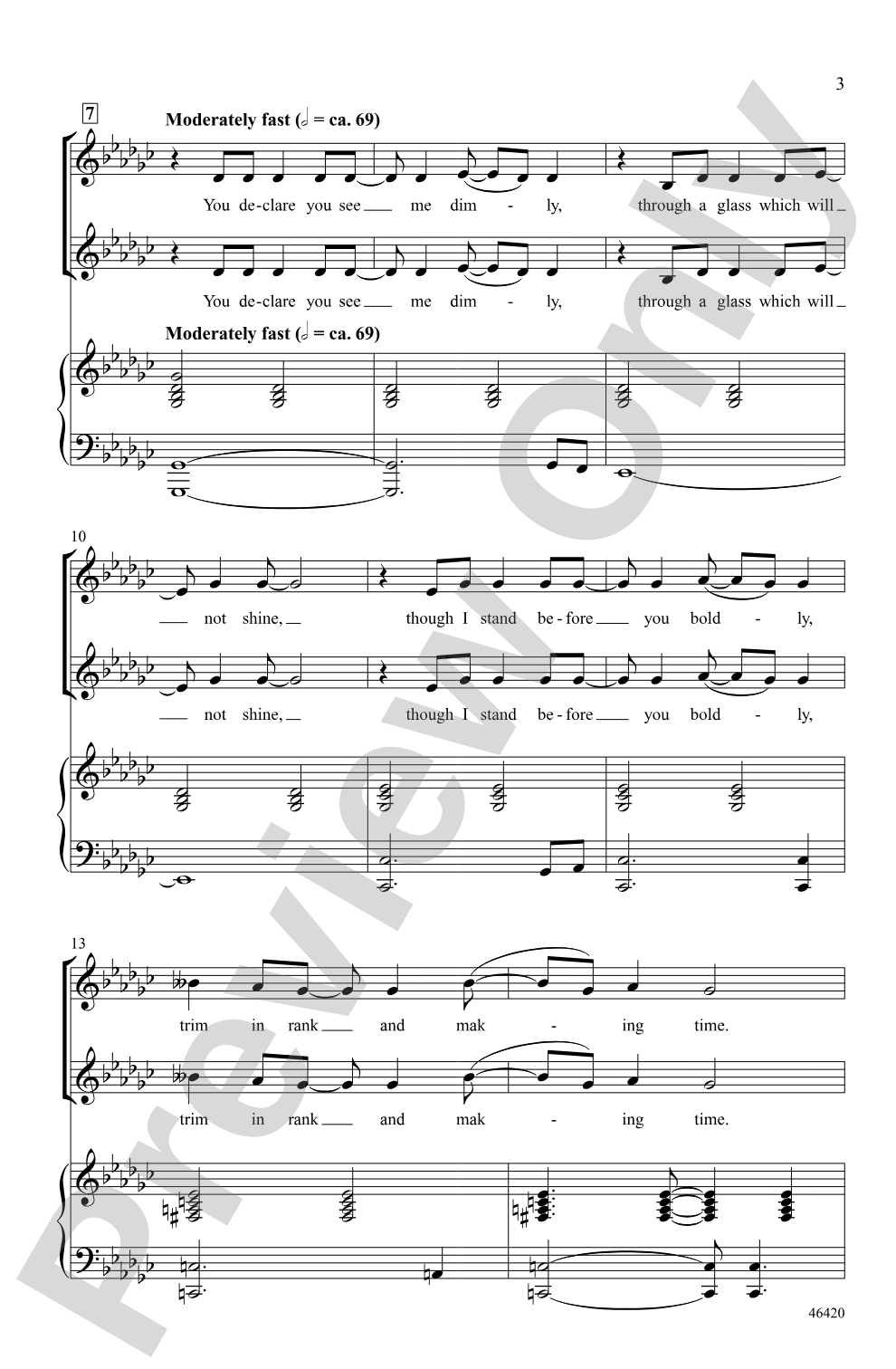 Equality: SSAA Choral Octavo