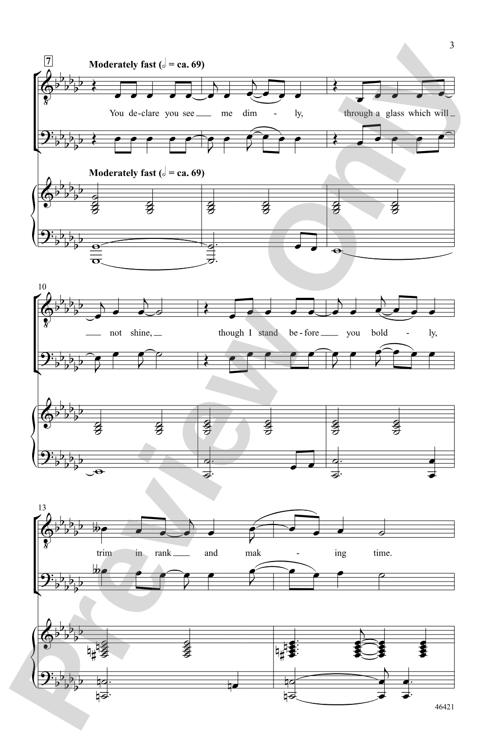 Equality: TTBB Choral Octavo