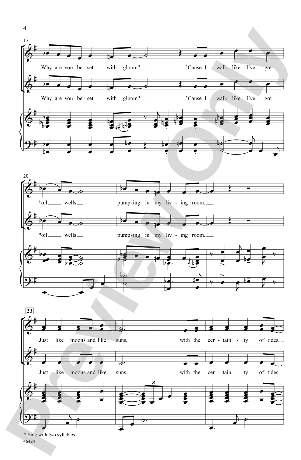 Still I Rise: SSAA Choral Octavo