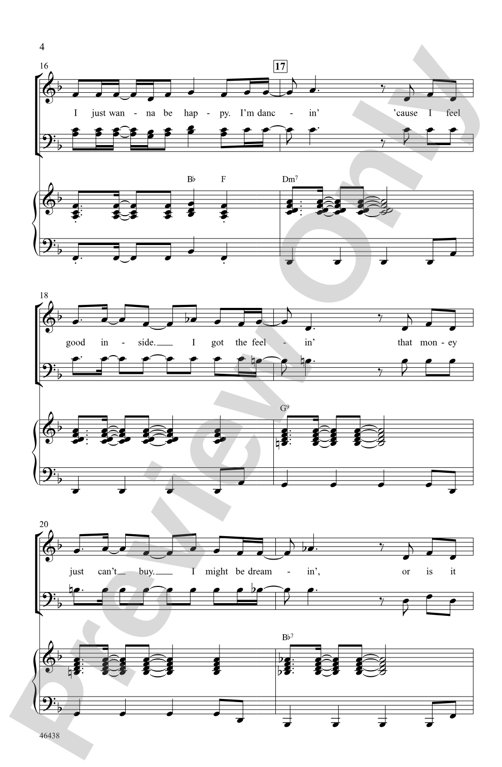 I Just Wanna Be Happy: SATB Choral Octavo