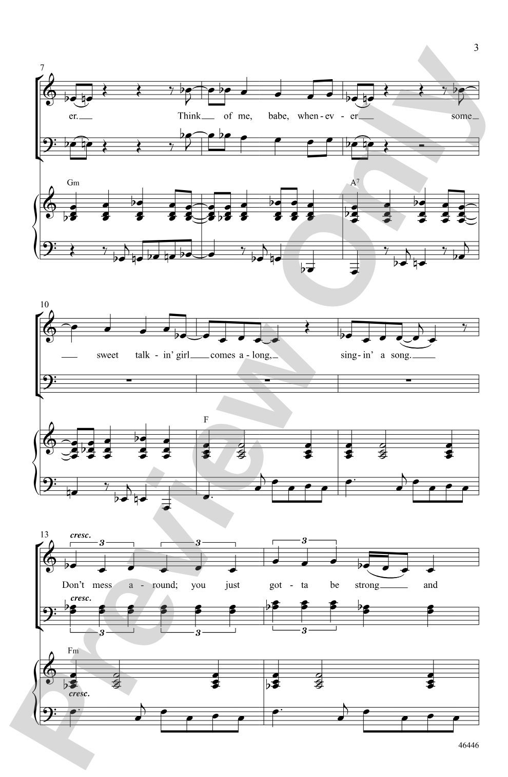 Love Will Keep Us Together: SATB Choral Octavo