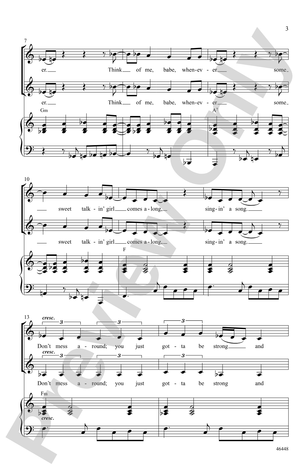 Love Will Keep Us Together: SSA Choral Octavo