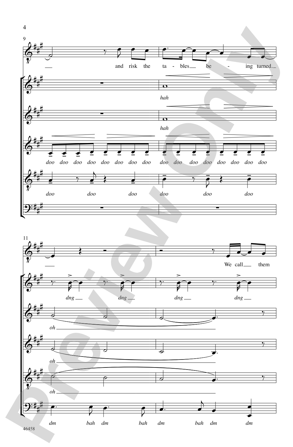 Standing Outside the Fire: SSATB, <i>a cappella</i> & Solo Choral Octavo