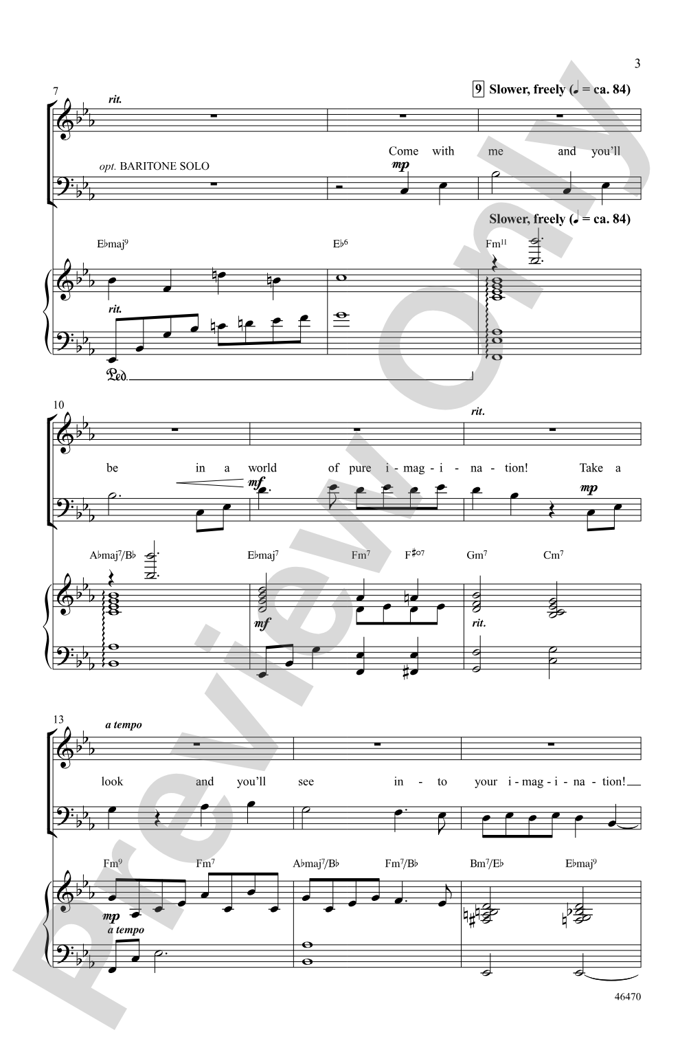 Pure Imagination: SAB Choral Octavo