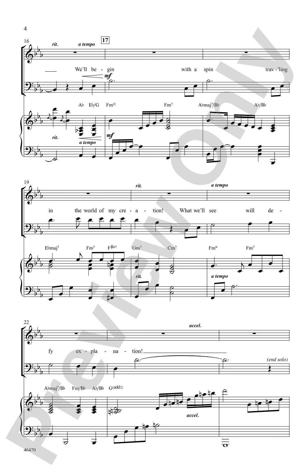 Pure Imagination: SAB Choral Octavo