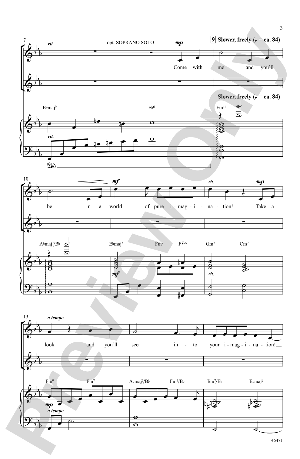Pure Imagination: SSA Choral Octavo