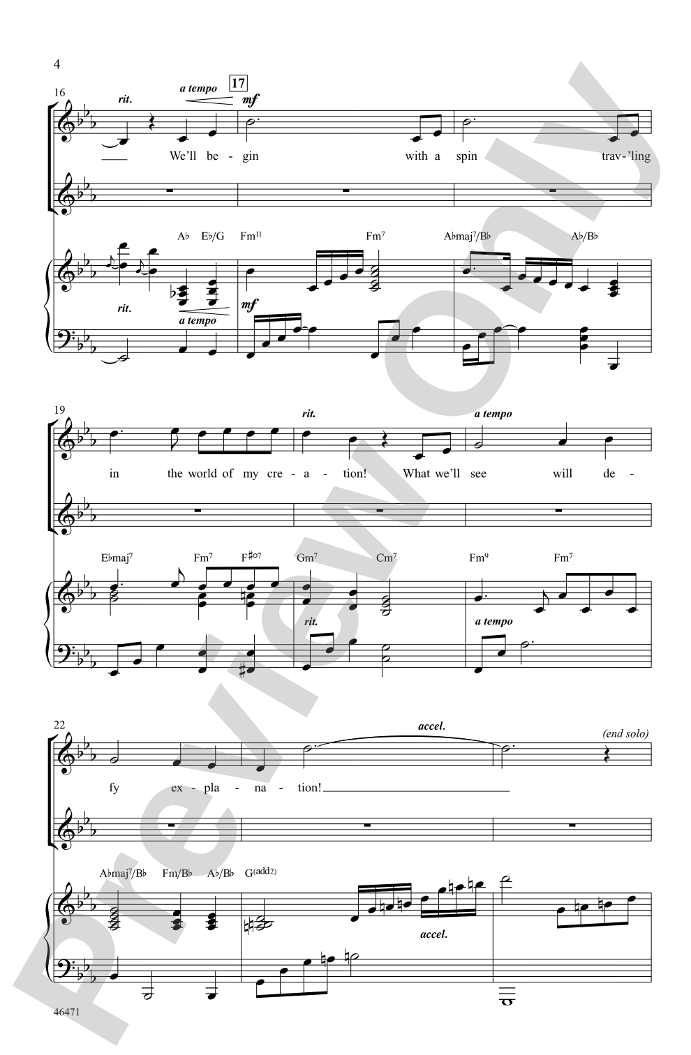 Pure Imagination: SSA Choral Octavo