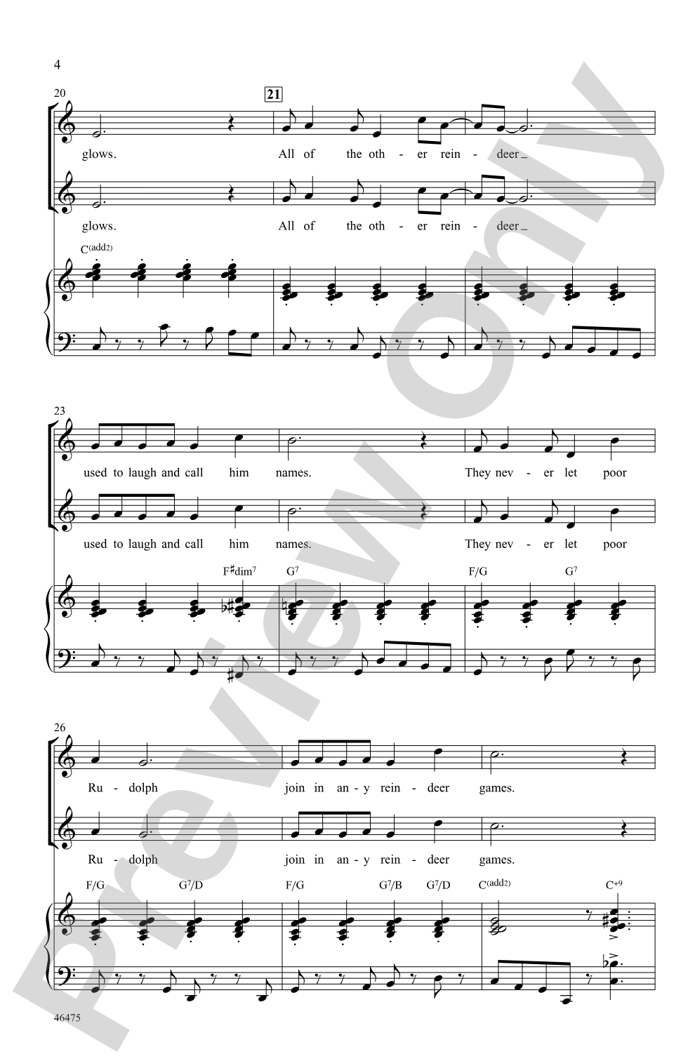 Rudolph, Frosty, and Suzy: SSA Choral Octavo