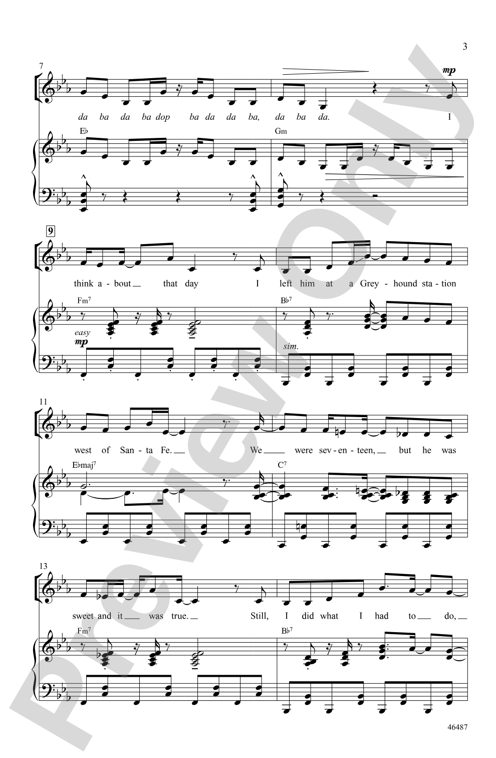 Another Day of Sun: SSA Choral Octavo