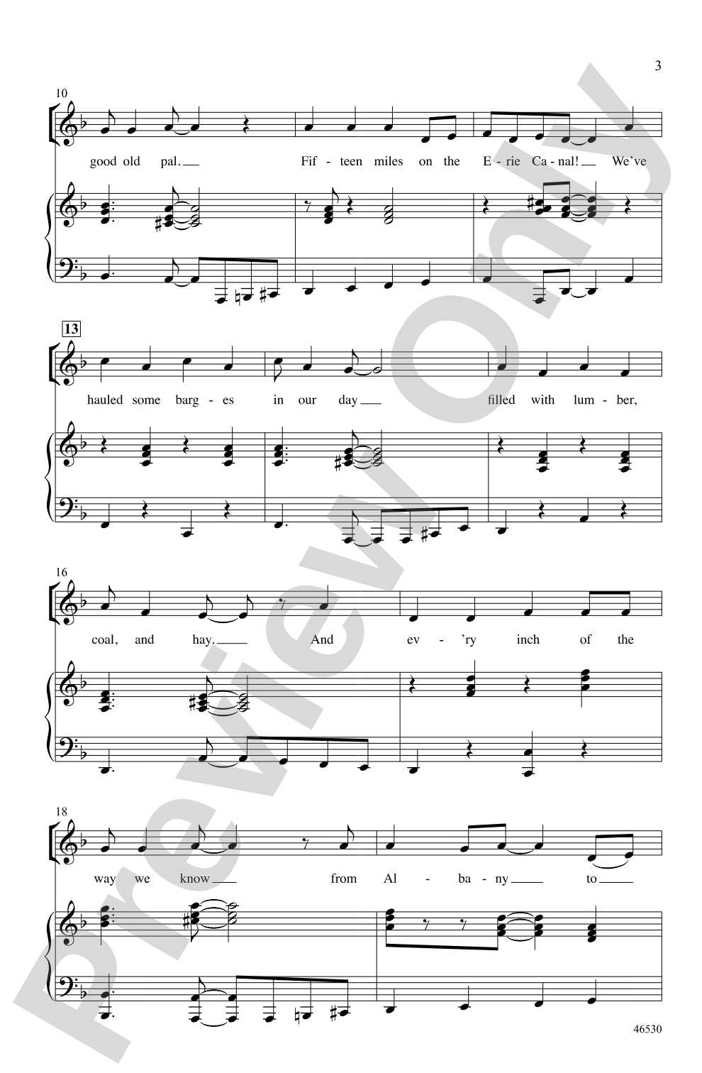Makin' Music on the Erie Canal: 2-Part Choral Octavo