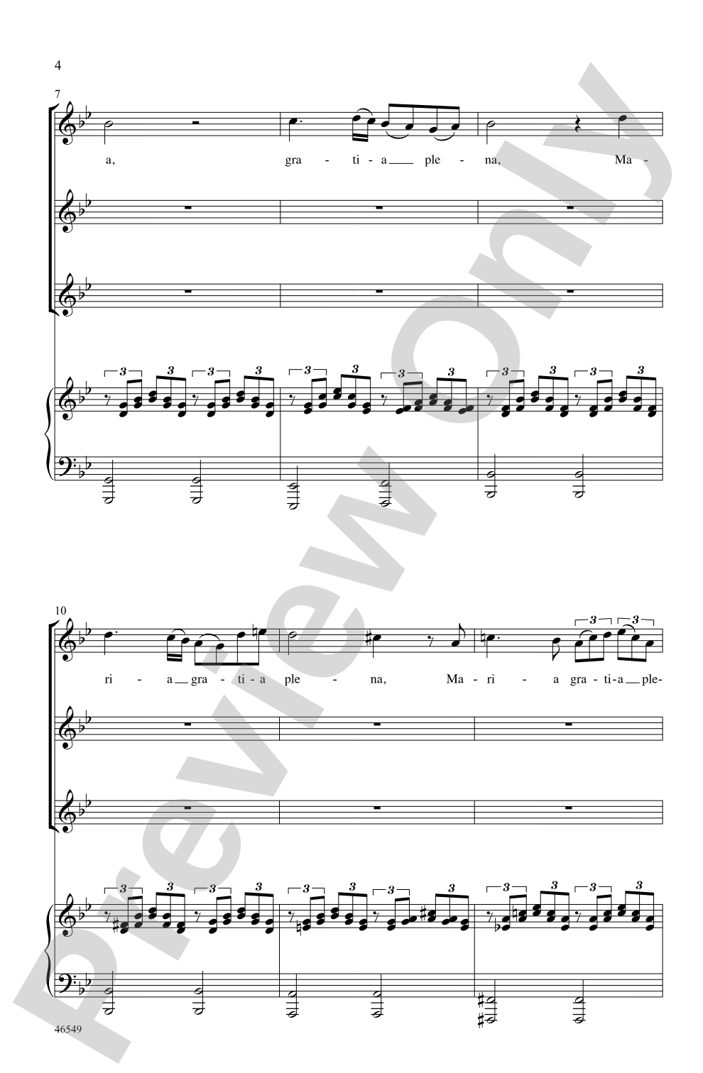 Ave Maria: SSA Choral Octavo