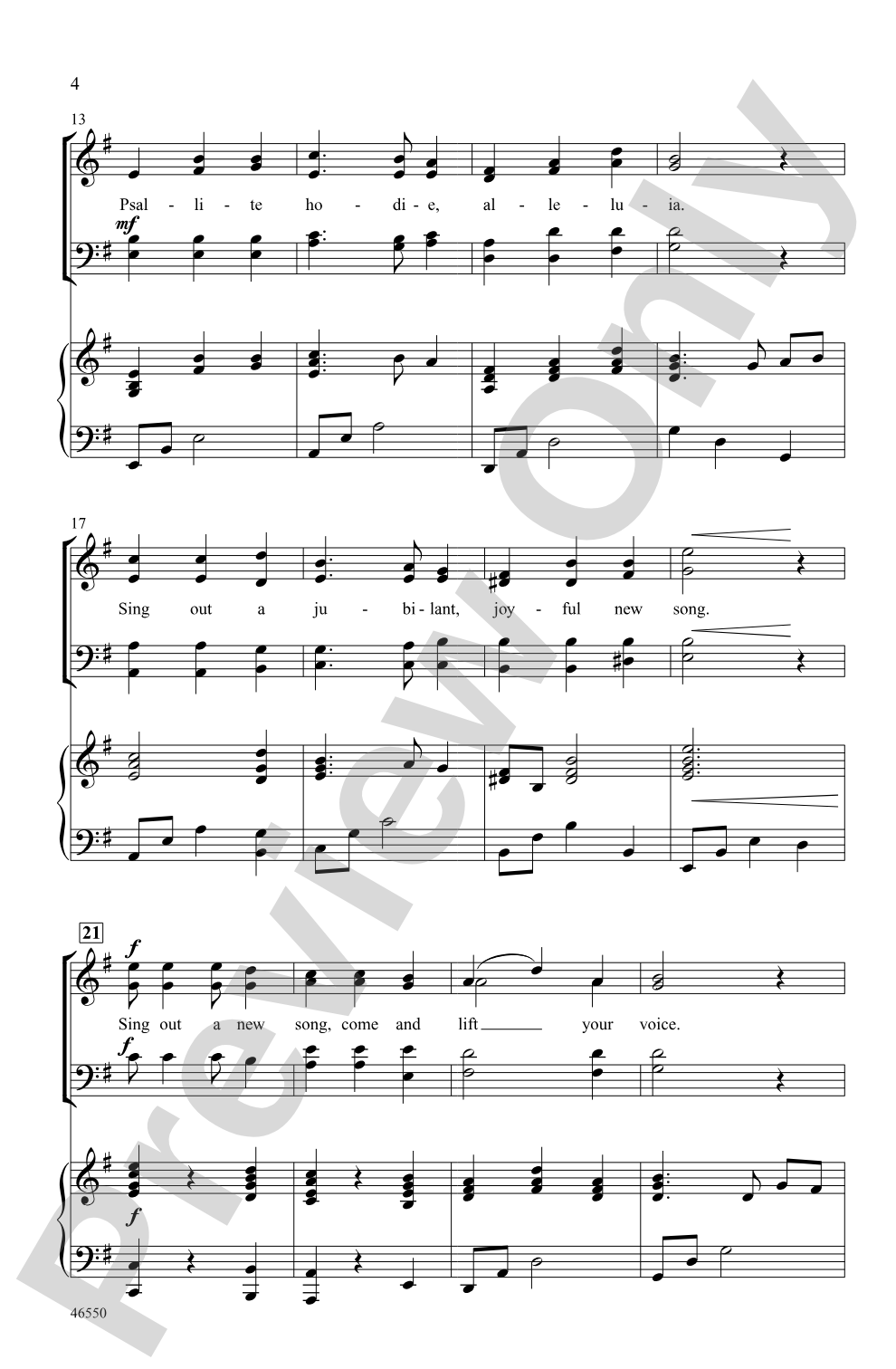 Psallite Hodie: SATB Choral Octavo