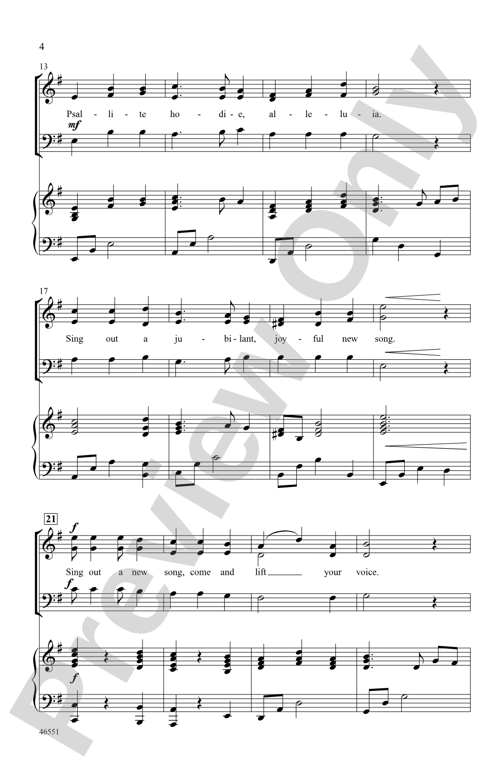 Psallite Hodie: SAB Choral Octavo