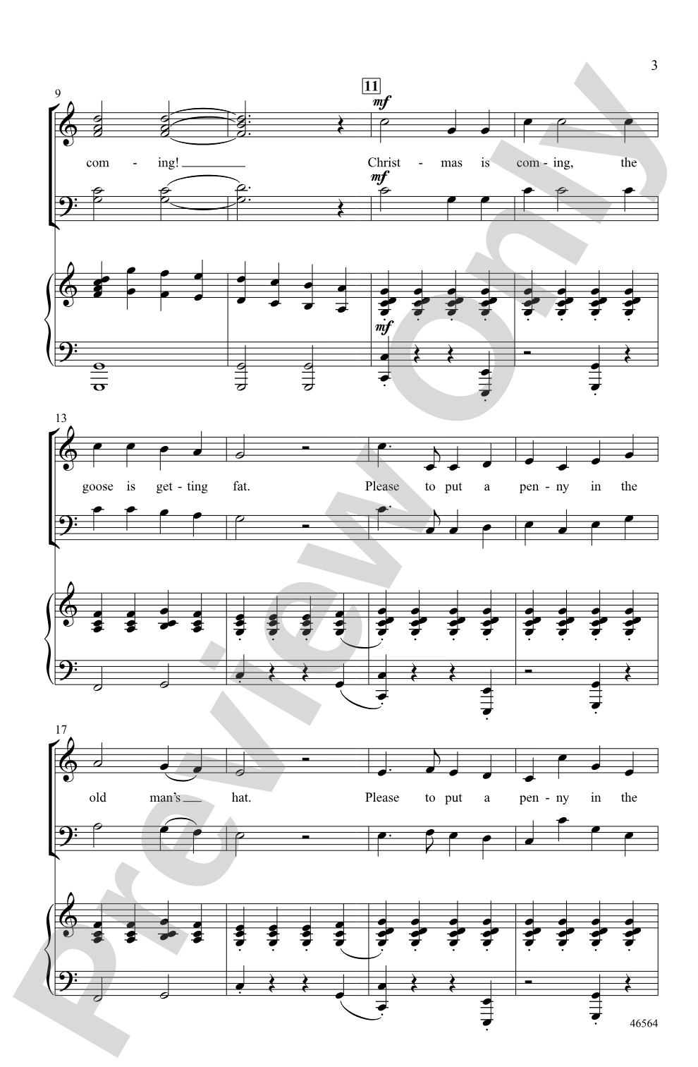 Christmas Is Coming: SATB Choral Octavo