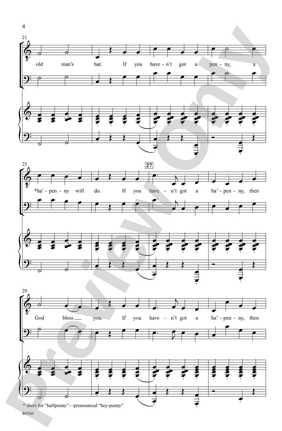 Christmas Is Coming: TBB Choral Octavo