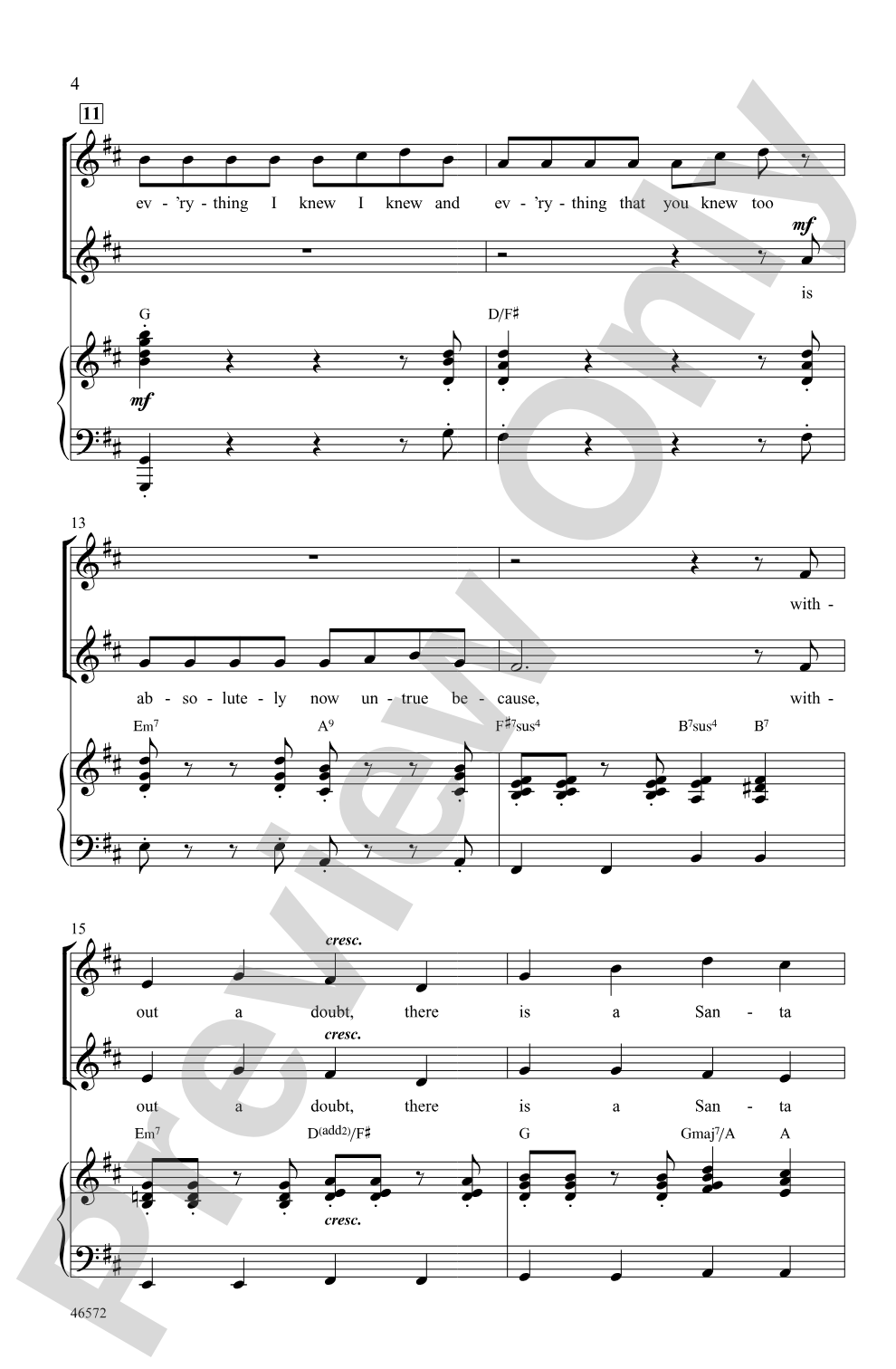 There Is a Santa Claus: 2-Part Choral Octavo