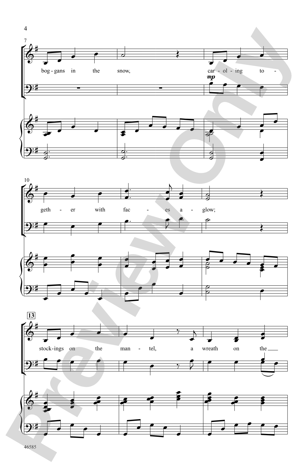 My Christmas Tree: SATB Choral Octavo