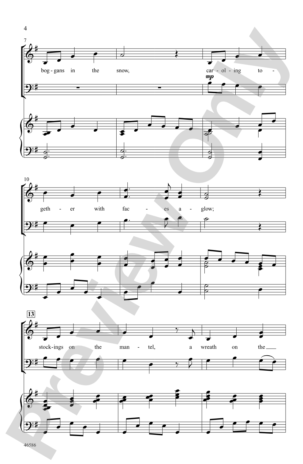 My Christmas Tree: SAB Choral Octavo