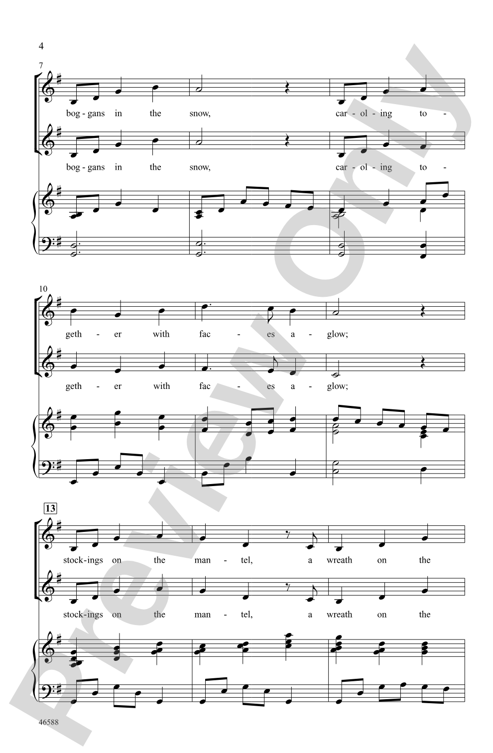 My Christmas Tree: 2-Part Choral Octavo
