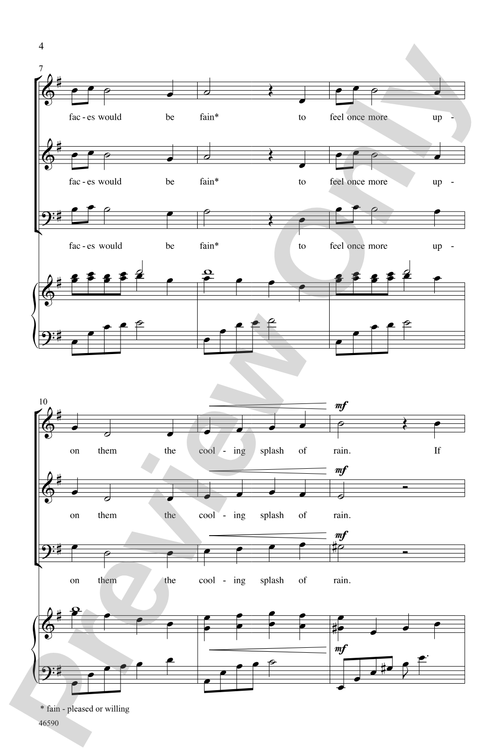 If All the Skies: SAB Choral Octavo