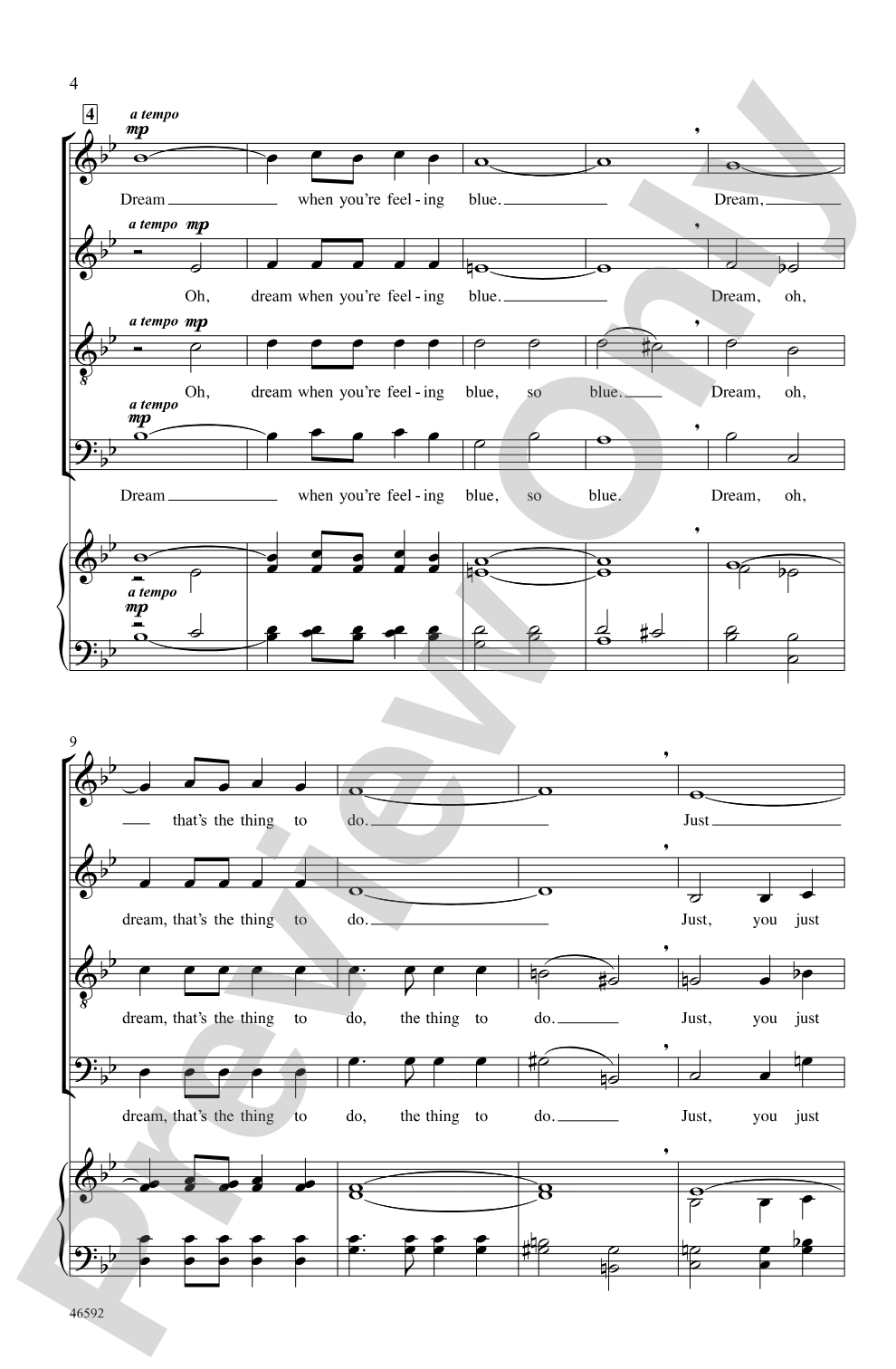 Dream: SATB, <i>a cappella</i> Choral Octavo