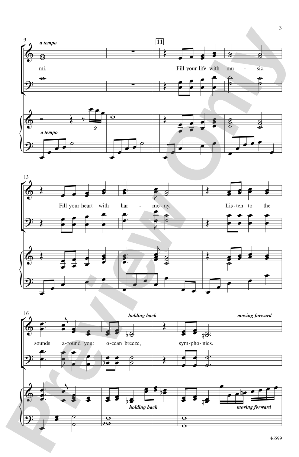 Fill Your Life with Music: SATB Choral Octavo