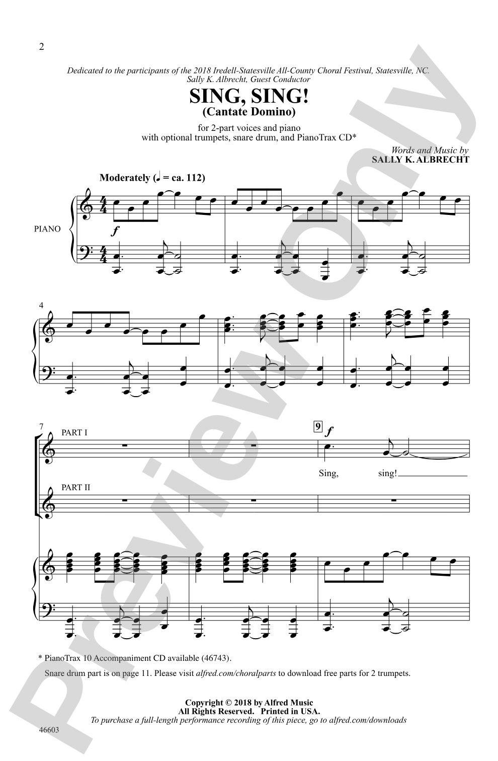 Sing, Sing!: 2-Part Choral Octavo