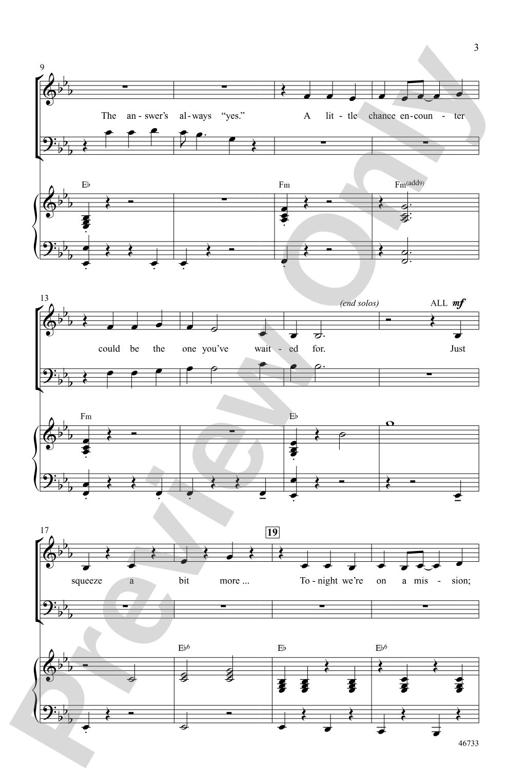 Someone in the Crowd: SATB Choral Octavo