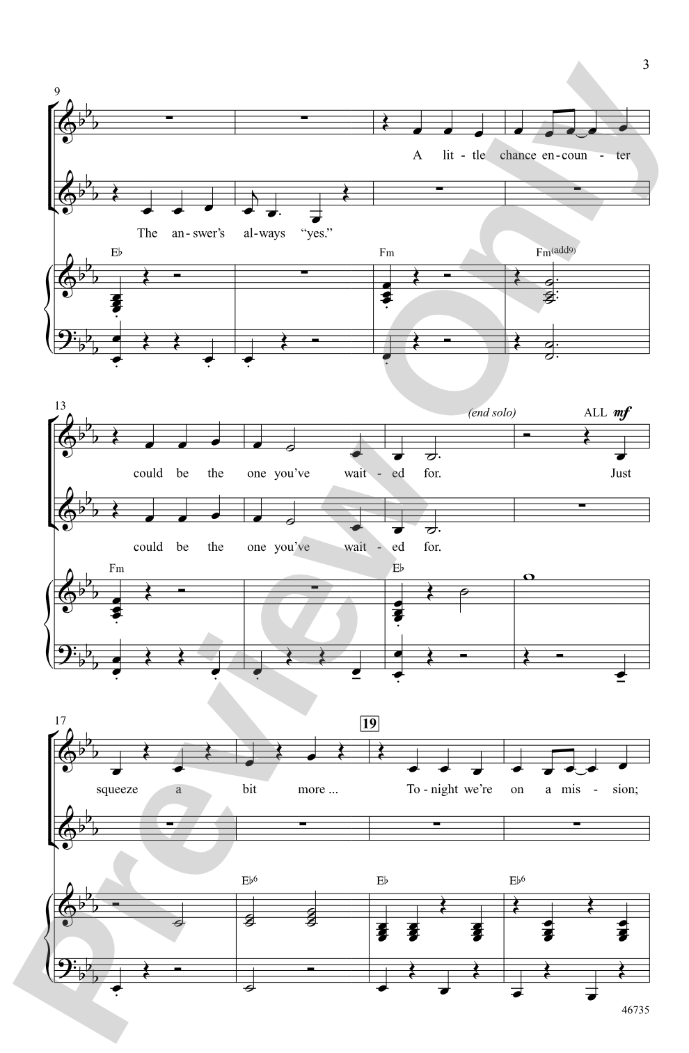 Someone in the Crowd: SSA Choral Octavo